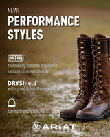 ARIAT Wythburn Waterproof Boots - Womens - Tobacco Brown
