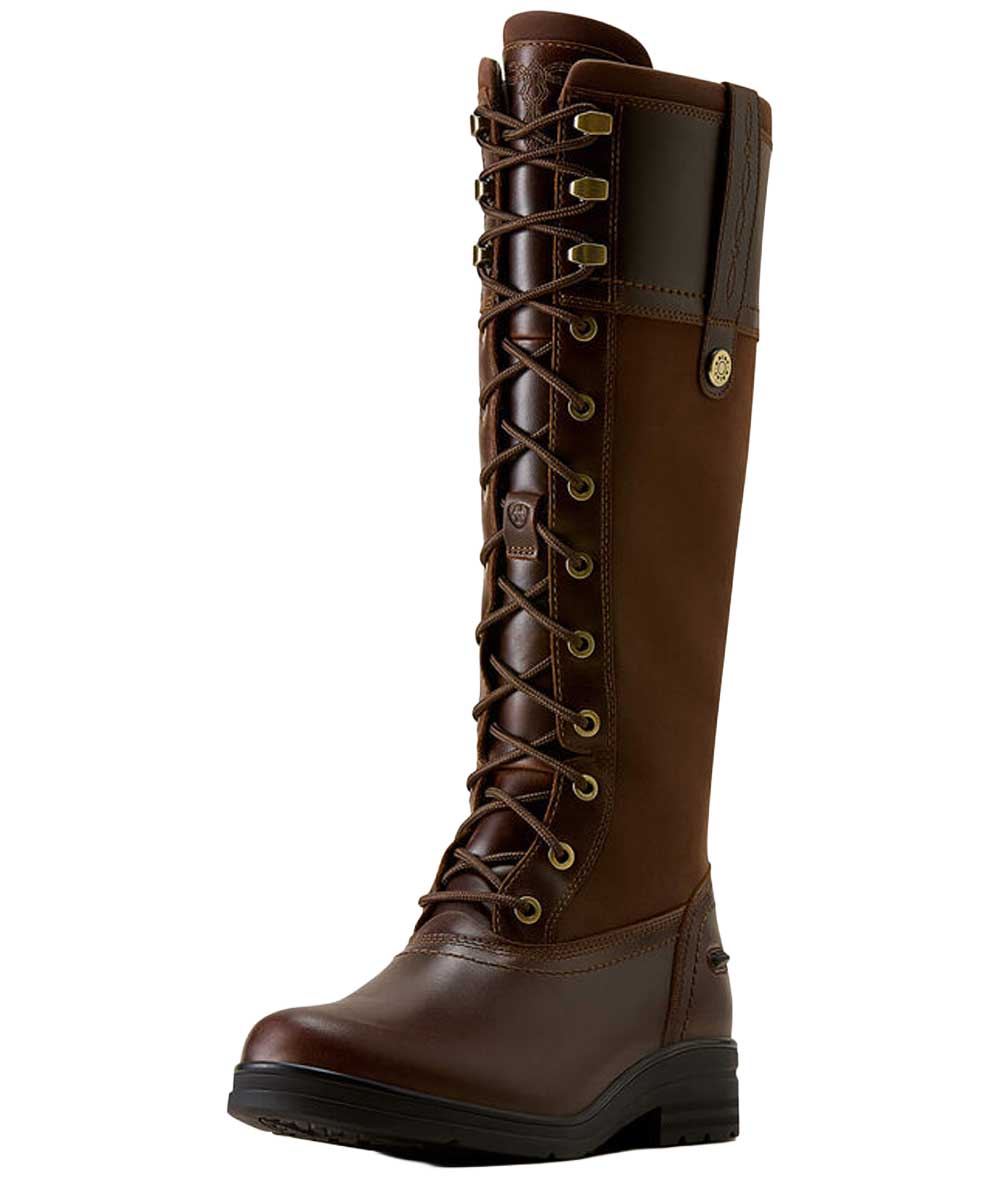 ARIAT Wythburn Tall Boots - Womens Waterproof - Tobacco Brown