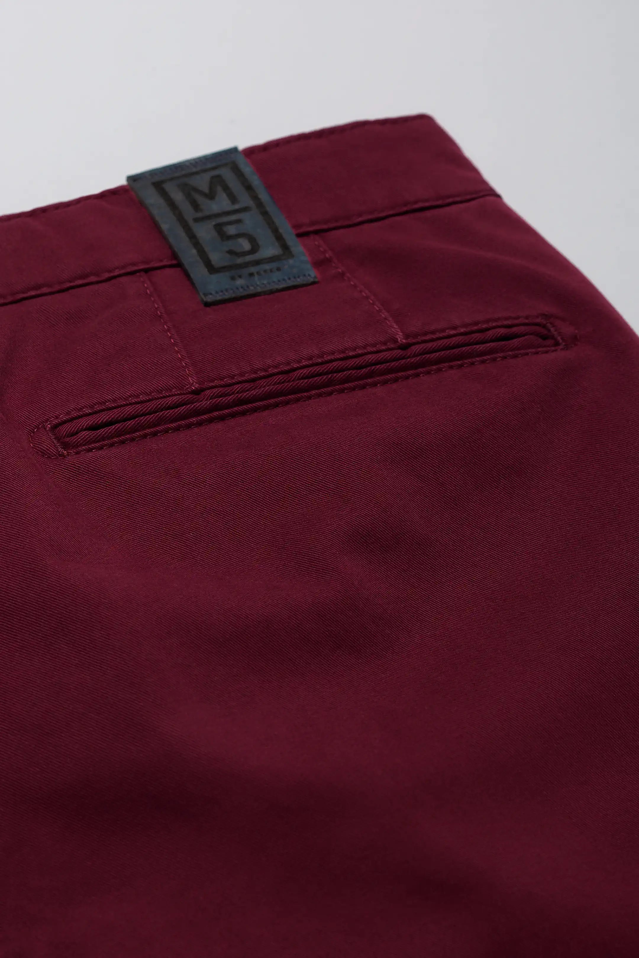 MEYER M5 Trousers - 6001 Soft Stretch Cotton Chinos - Bordeaux