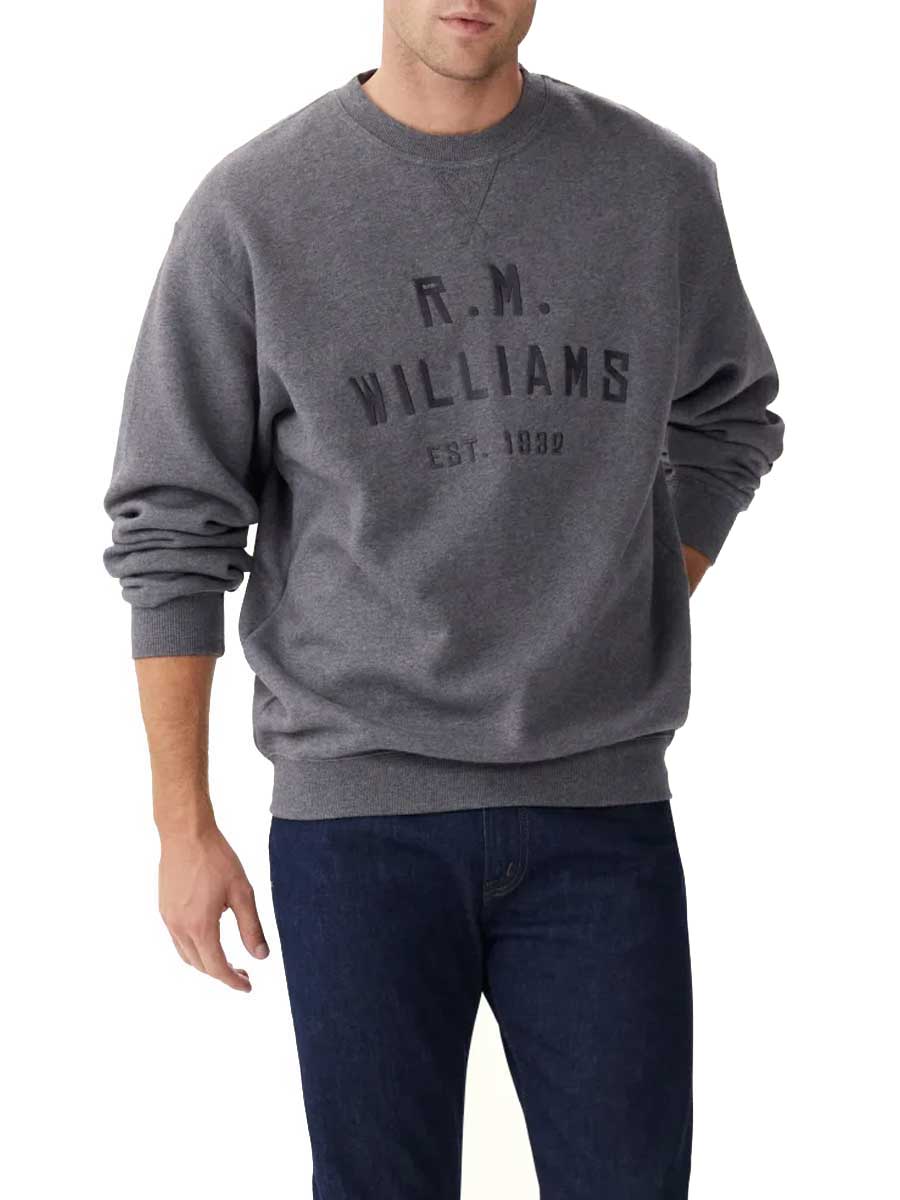 30% OFF RM WILLIAMS Bale Sweatshirt - Men's - Charcoal
