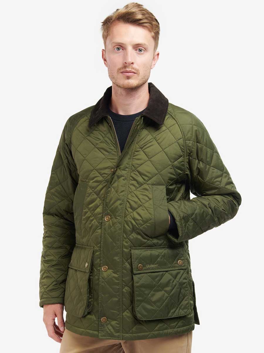 BARBOUR Ashby Quilted Jacket Mens Olive
