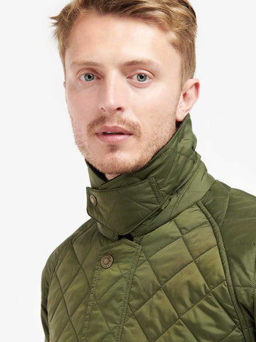 BARBOUR Ashby Quilted Jacket Mens Olive Small
