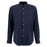 BARBOUR Aukside Regular Shirt - Mens - Navy Marl