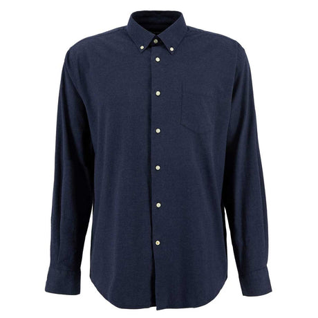 BARBOUR Aukside Regular Shirt - Mens - Navy Marl
