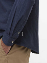 BARBOUR Aukside Regular Shirt - Mens - Navy Marl