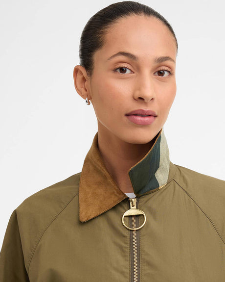 BARBOUR Catlin Casual Jacket - Women's - Dusky Green/ Ancient