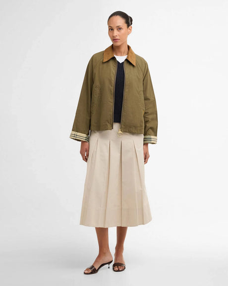 BARBOUR Catlin Casual Jacket - Women's - Dusky Green/ Ancient