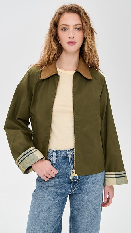 BARBOUR Catlin Casual Jacket - Women's - Dusky Green/ Ancient