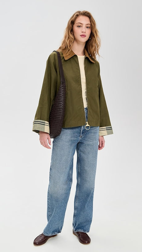BARBOUR Catlin Casual Jacket - Women's - Dusky Green/ Ancient