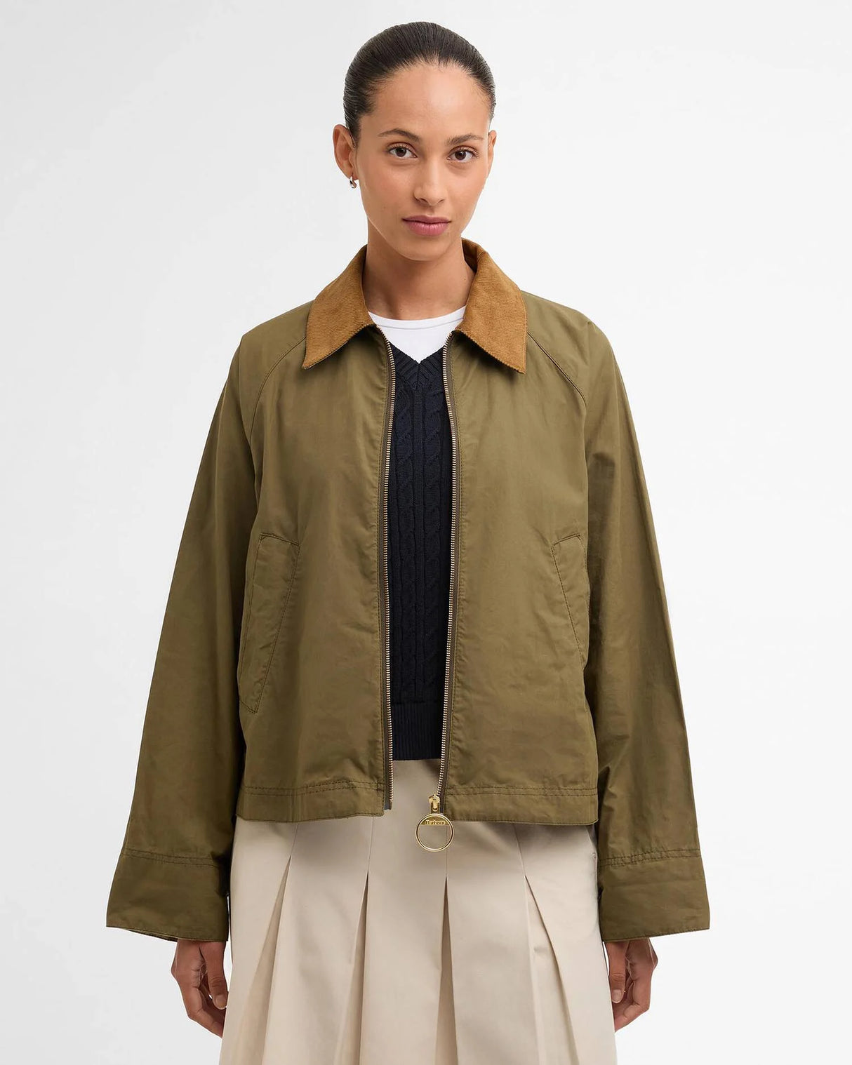 BARBOUR Catlin Casual Jacket - Women's - Dusky Green/ Ancient
