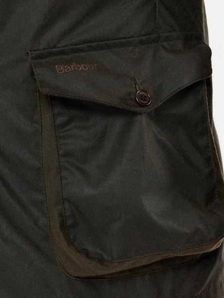 BARBOUR Beacon Sports Wax Jacket - Mens - Olive