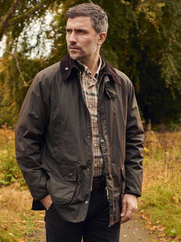Barbour Bedale Barbour Beaufort Slim Barbour Wax Jacket Mens Black