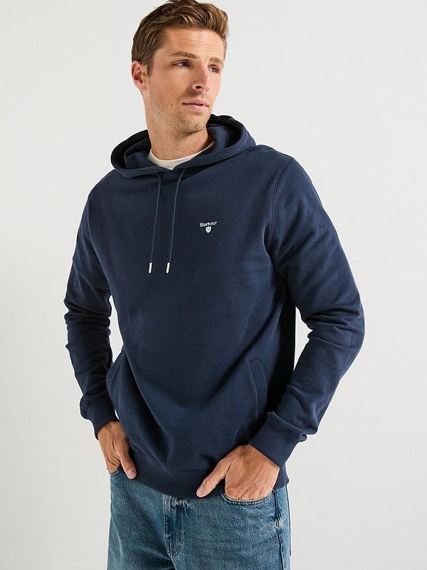 30% OFF BARBOUR Beckhill Over The Head Hoodie - Mens - Navy