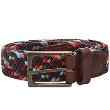 Load image into Gallery viewer, BARBOUR Belt - Mens Ford Stretch Webbing - Navy Mix

