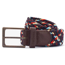 Load image into Gallery viewer, BARBOUR Belt - Mens Ford Stretch Webbing - Navy Mix
