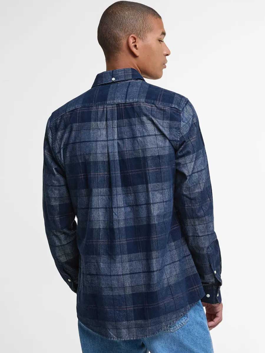 BARBOUR Blair Tailored Long-Sleeved Checked Shirt - Mens - Riverstone Tartan