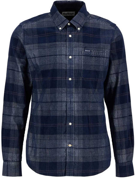 BARBOUR Blair Tailored Long-Sleeved Checked Shirt - Mens - Riverstone Tartan