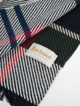 BARBOUR Blair Tartan Scarf - Womens - Light Evergreen Tartan