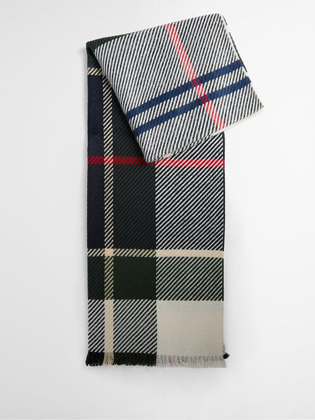 BARBOUR Blair Tartan Scarf - Womens - Light Evergreen Tartan
