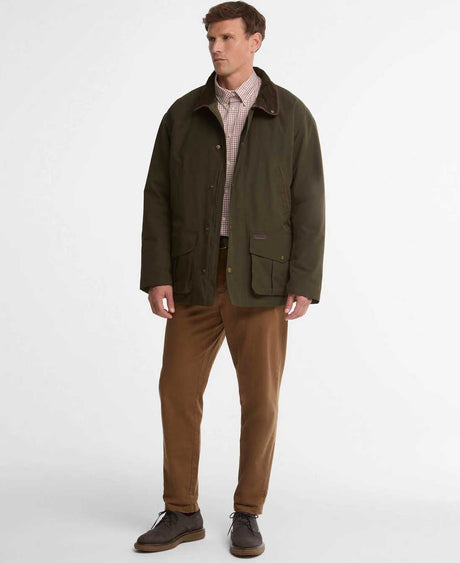 BARBOUR Bromfield Waterproof Jacket - Men's - Dark Olive