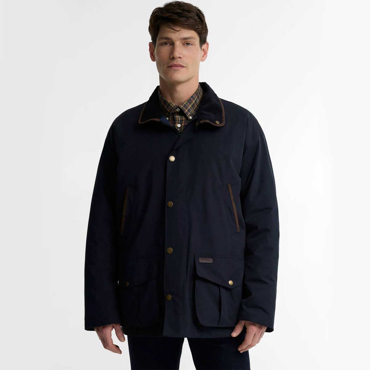 BARBOUR Bromfield Waterproof Jacket - Men's - Navy