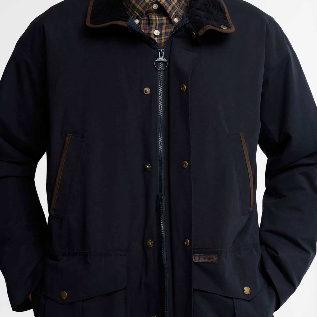 BARBOUR Bromfield Waterproof Jacket - Men's - Navy