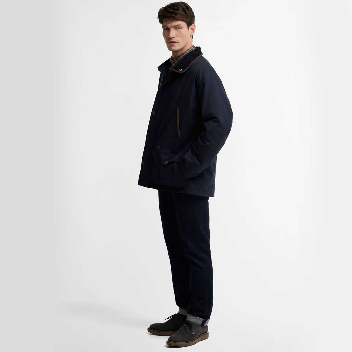BARBOUR Bromfield Waterproof Jacket - Men's - Navy