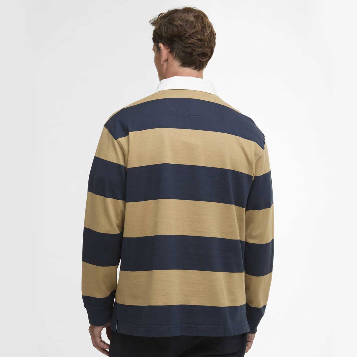 BARBOUR Broome Rugby Shirt - Mens - Navy / Trench