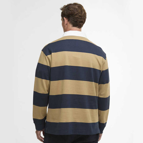 BARBOUR Broome Rugby Shirt - Mens - Navy / Trench