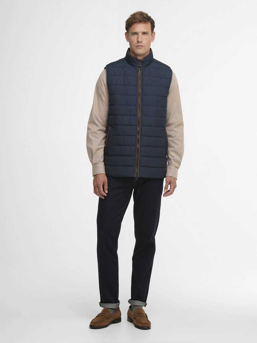 BARBOUR Broughton Quilted Gilet - Mens - Navy