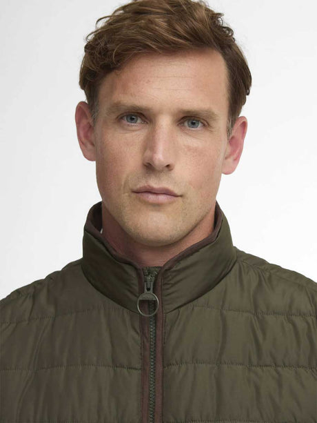 BARBOUR Broughton Quilted Gilet - Mens - Olive