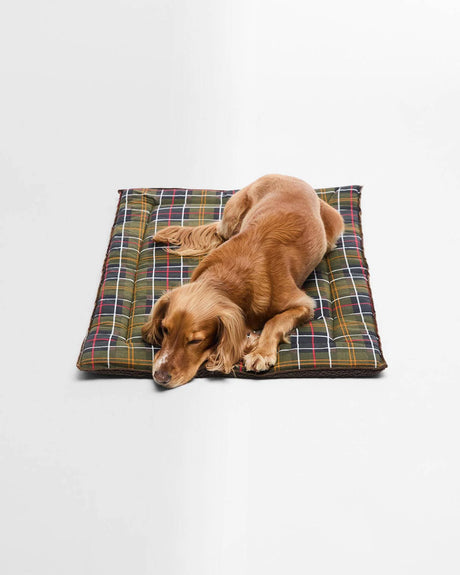 BARBOUR Cage Dog Mat - Classic Tartan