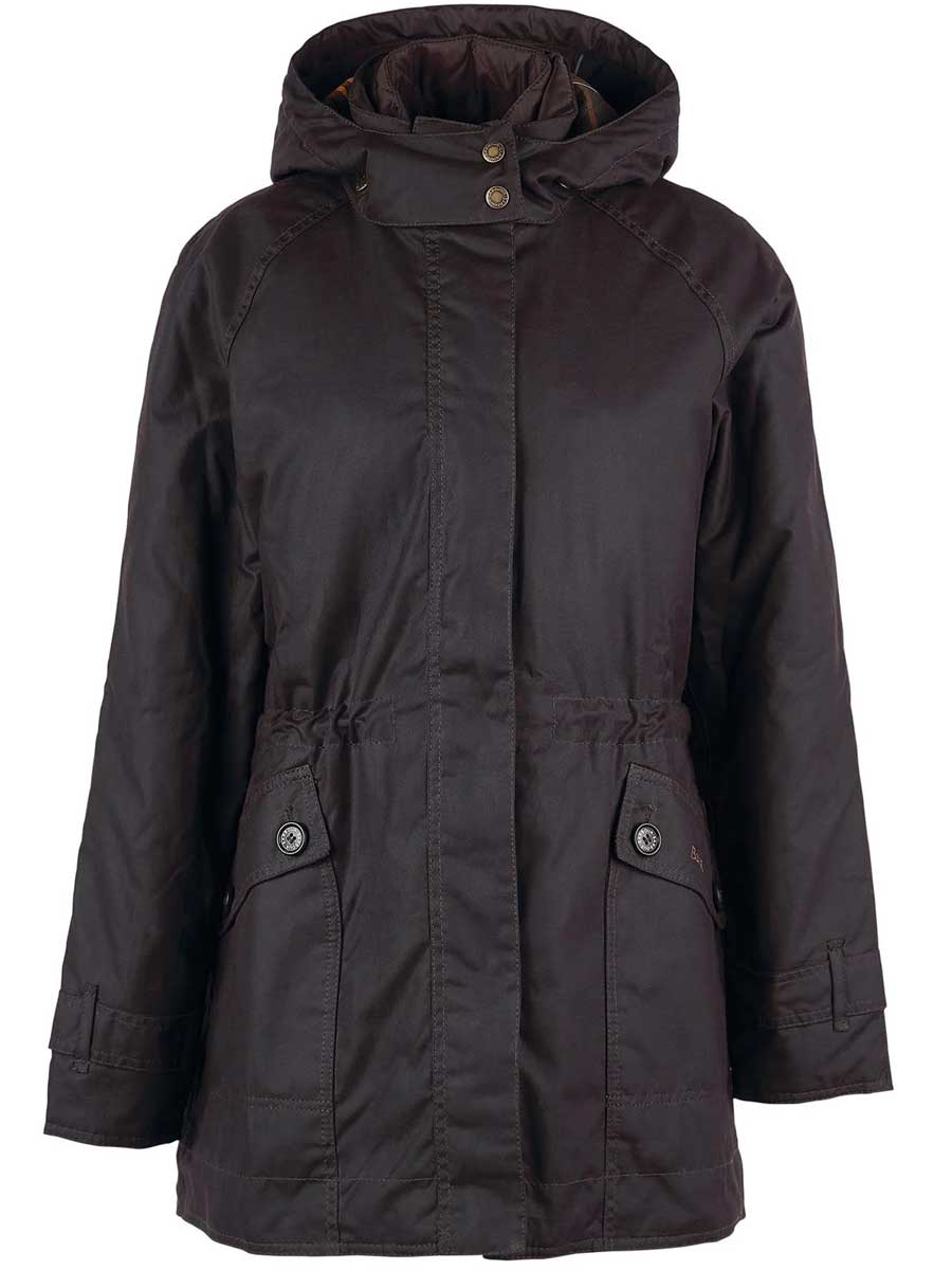 BARBOUR Cannich Parka Wax Jacket - Women's - Rustic