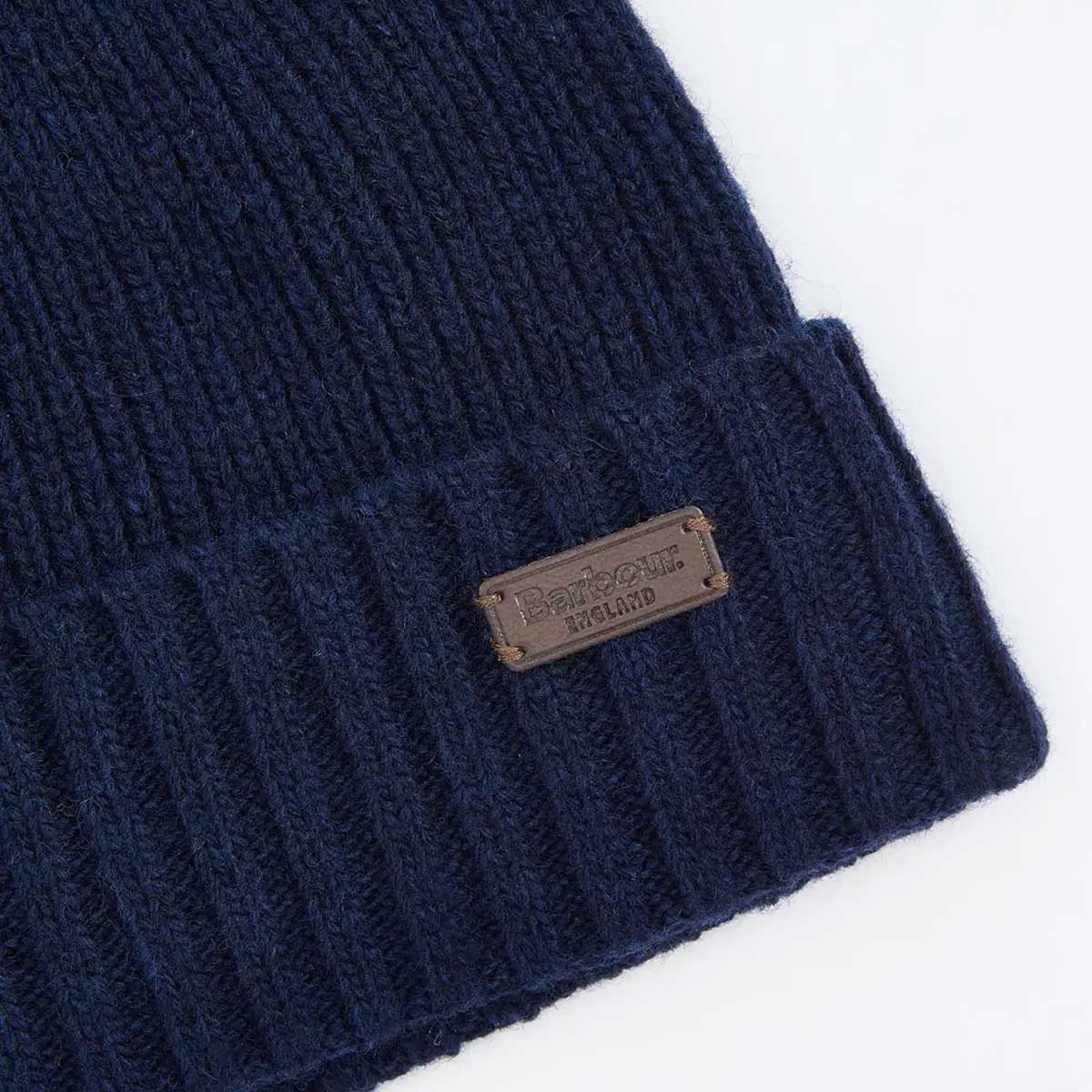 BARBOUR Carlton Beanie & Gloves Gift Set - Navy