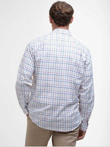 BARBOUR Caswell Tattersall Regular Long-Sleeved Shirt - Mens - Navy