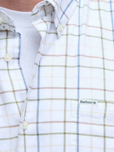 BARBOUR Caswell Tattersall Regular Long-Sleeved Shirt - Mens - Pine Green