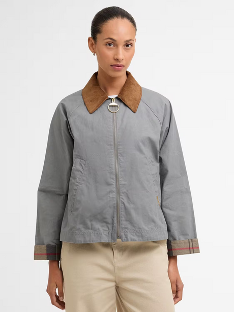 BARBOUR Catlin Casual Jacket - Women's - Grey/ Dress
