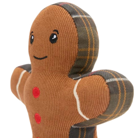 BARBOUR Christmas Gingerbread Dog Toy