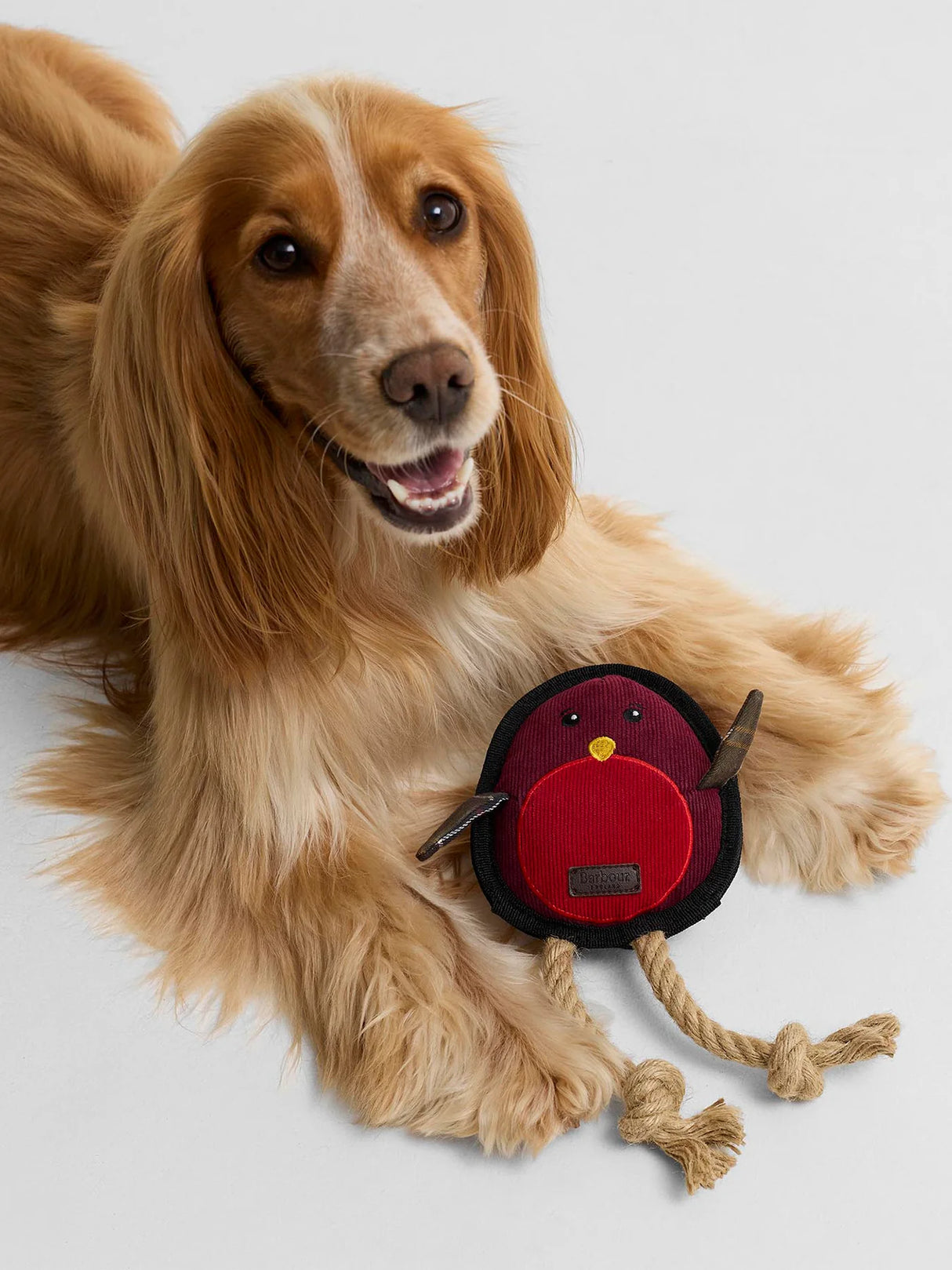 BARBOUR Christmas Robin Dog Toy