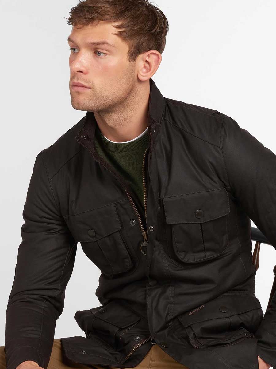 BARBOUR Corbridge Wax Jacket Mens Rustic - Main Image
