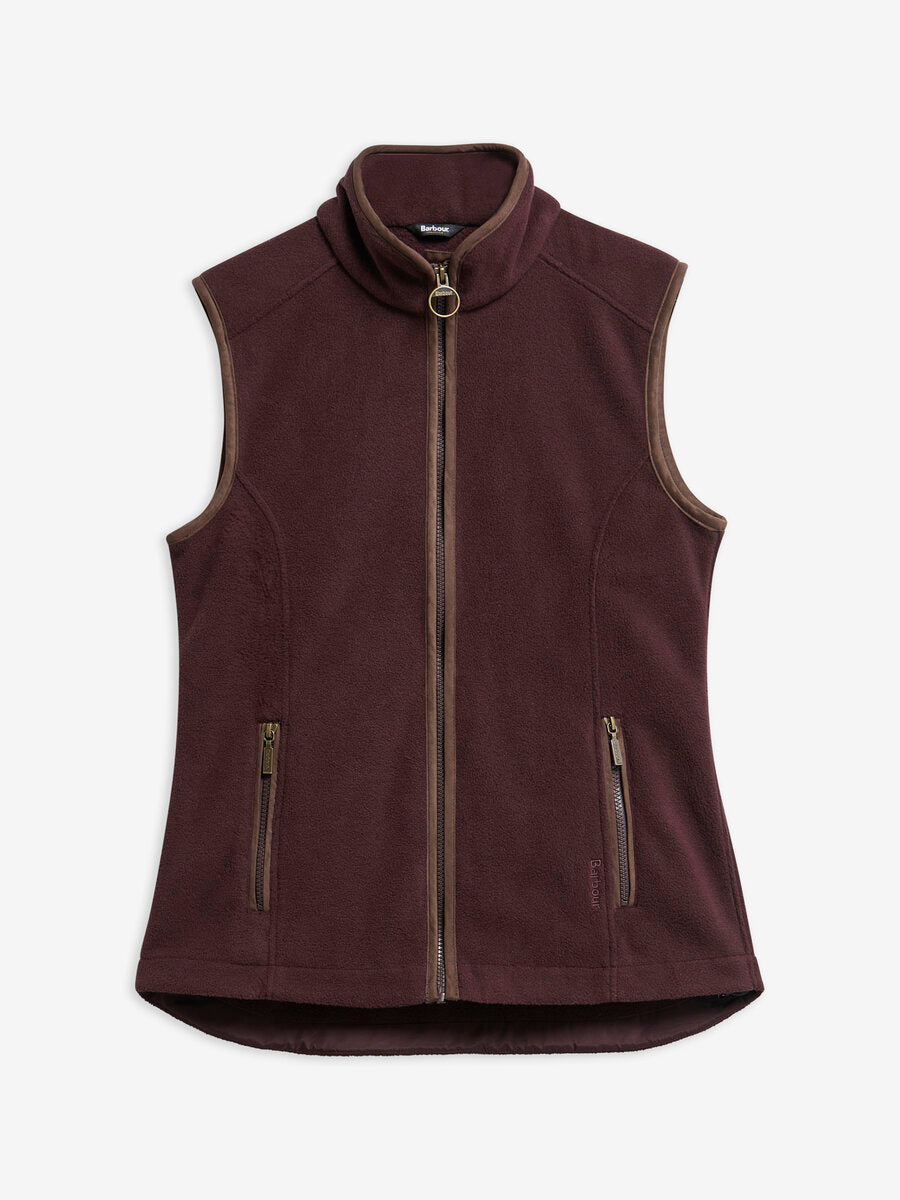 BARBOUR Country Colton Fleece Gilet - Womens - Fig