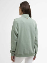 BARBOUR Cynthia Half Zip Sweathshirt - Womens - Blue Sage