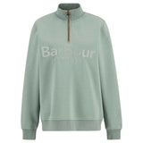 BARBOUR Cynthia Half Zip Sweathshirt - Womens - Blue Sage