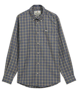 BARBOUR Dishford Thermo-Weave Regular Fit Long-Sleeved Shirt - Mens - Olive