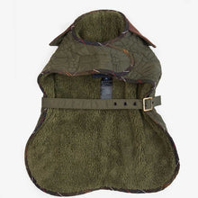 Load image into Gallery viewer, BARBOUR Dog Bone Quilted Dog Coat - Olive
