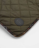 BARBOUR Dog Quilt and Fleece Blanket - Olive