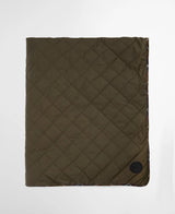 BARBOUR Dog Quilt and Fleece Blanket - Olive