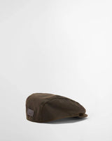BARBOUR Dog Wax Flat Cap - Olive