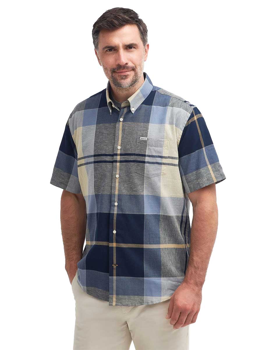 BARBOUR Douglas Regular Shirt - Mens - River Birch