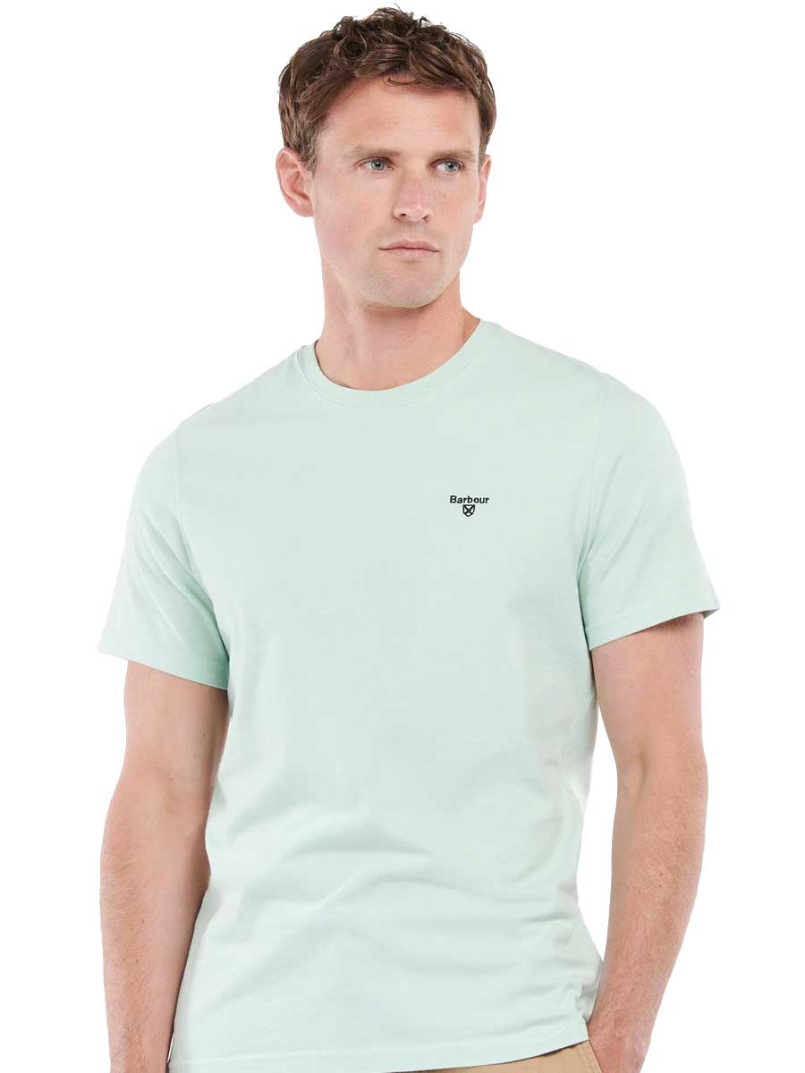 BARBOUR Essential Sports T-Shirt - Men's - Dusty Mint